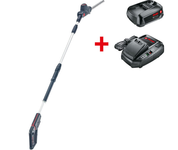 NOŻYCE NA WYSIĘGNIKU HTA 1845 AL-KO 18 V COMFORT (ZESTAW)