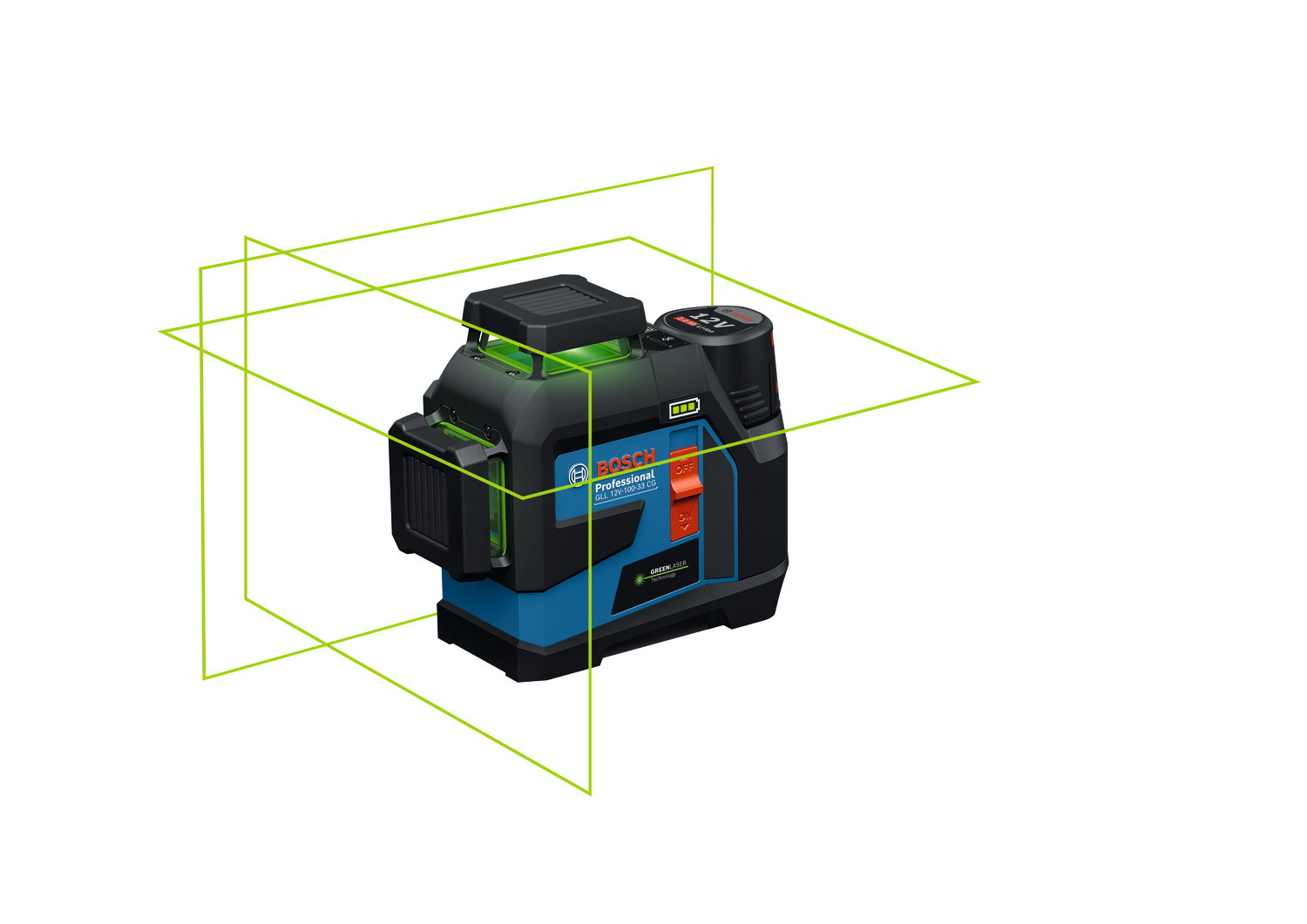 Laser liniowy Bosch GLL 12V-100-33 CG