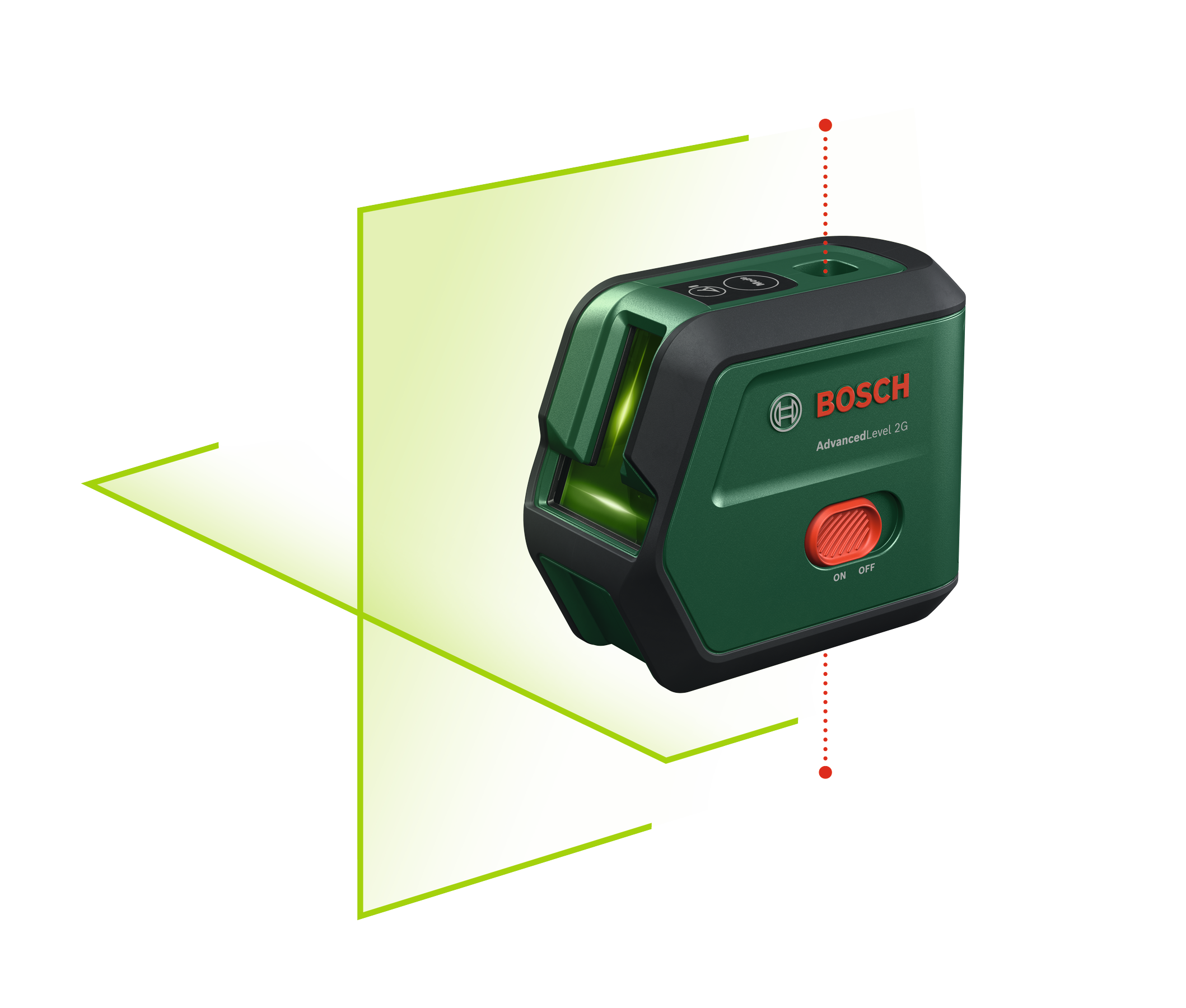 Laser krzyżowy z funkcją pionu Bosch AdvancedLevel 2G